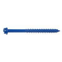 SCREW SLOT HEX BLU 1/4X3-1/4IN