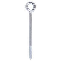 BOLT LAG EYE 3/8X8IN BRT ZN