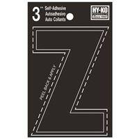 LETTER HOUSE Z 3IN  VINYL BLK