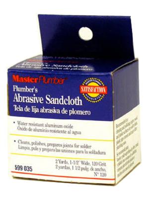 *SAND CLOTH 120GRIT 1-1/2X2YD