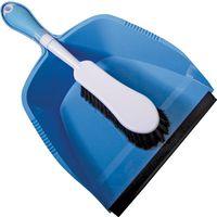 DUST PAN & BRUSH SET PLASTIC