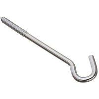 HOOK CEILING STL 3/8 X8IN ZINC