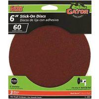 6IN 60GRIT PSA DISC 3PK