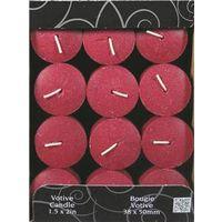 15X2 FLAT VOTIVE BLK CHERRY