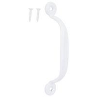 DOOR PULL 4-3/4IN WHITE COATED