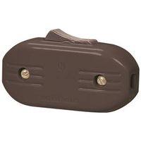 SWITCH CORD SPFT 3AMP HD BROWN