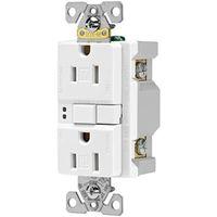 RCPT DPLX GFCI TR SLFTST15A WH