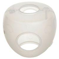 COVER DOOR KNOB CLEAR 3 COUNT