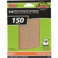 150GRIT ALUM OX 1/4 SHEET 6PK