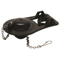 TOILET FLAPPER SURE-FIT BLACK