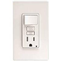 SWITCH GFCI TMPR ST WALLPLT WH