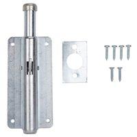 FOOT BOLT 6IN STEEL ZINC PLATE