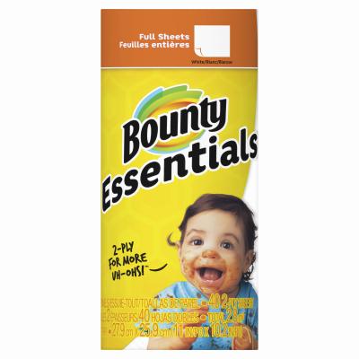 bounty essentials paper sheets