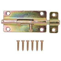BARREL BOLT STL 4IN SAT BRASS