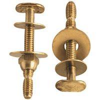 TOILET BOLT SET 1/4X2-1/4 BRS