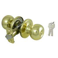 KNOB ENTRY BALL POL BRASS KA3