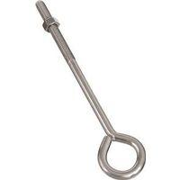 EYE BOLT W/NUT 3/8X8IN SS