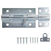 BARREL BOLT LOCK HD 6IN ZINC