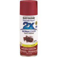 PAINT SPRAY SAT CLNL RED 12OZ