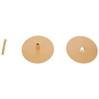 PLATE HOLE COVER 2-5/8DIA BRS