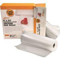 BAG VAC ROLL 3PK 3MIL 8INX22FT