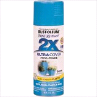 PAINT SPRAY SATIN OASIS BLUE