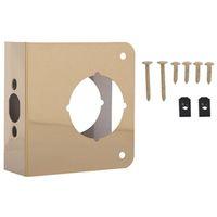 DOOR REINFORCR 4-1/4X4-1/2 BRS