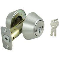 DEADBOLT DBL CYLINDER S/S KA3