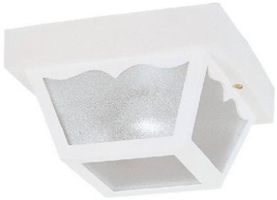 8-1/4"SQ WHT PorchLight
