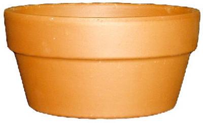 8" Clay Bulb Pan Pot