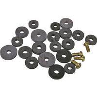 FAUCET WASHER FLAT RUBB 24PC