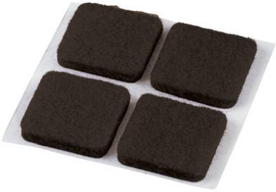 4PK1" BRN FeltBumper