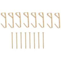 PICTURE HANGER 10LB POL BRASS