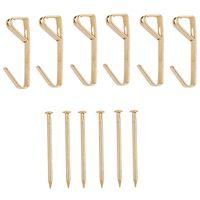 PICTURE HANGER 30LB POL BRASS