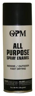 9OZ FLT BLK Spray Paint