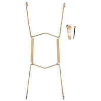 PLATE HANGER 8-11IN POL BRASS