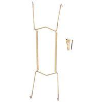 PLATE HANGER 14-18IN POL BRASS