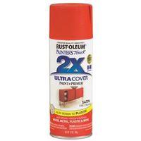 SPRAY PAINT SATIN FIRE ORANGE