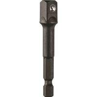 ADAPTER SOCKET 1/4HEX TO 3/8IN