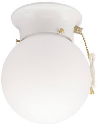 6" WHT Ceil Fixture