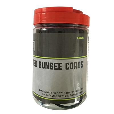 MM 20PC BUNG CORD ASSTD