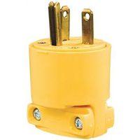 PLG W/GRIP 3WIRE VNYL 20A 125V