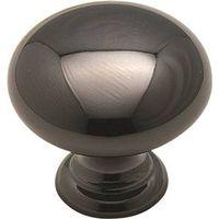 KNOB CABINET 1-1/4IN BLACK NKL