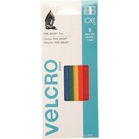 TIE VELCRO MULTICOLOR 8X1/2IN