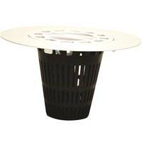 DRAIN STOPPER WHT SHOWER