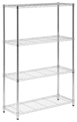 SHELF 4-TIER CHROME 250#