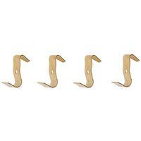 HOOK WIDE MOULDING POL BRASS