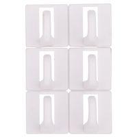 CUP HOOK PLASTIC ADH WHITE