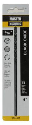 MM 3/16x6 XL BLK OX Bit