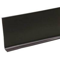 BASE WALL VINYL 4 X 4 IN BLACK